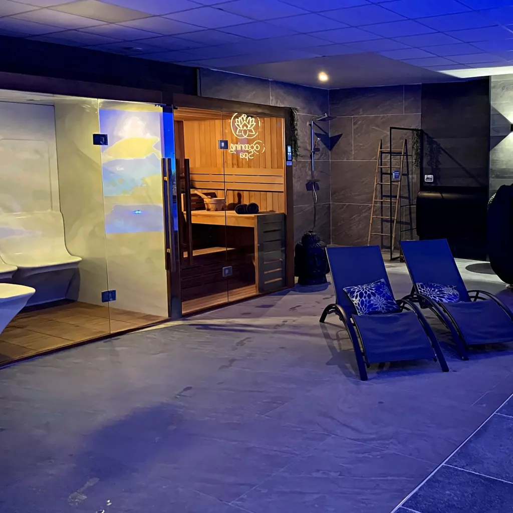 Sauna, hammam et espace détente